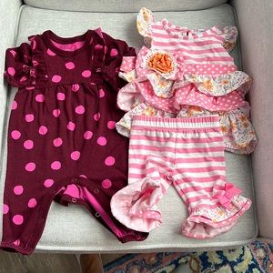 Target Romper & Counting Daisys 2 piece set